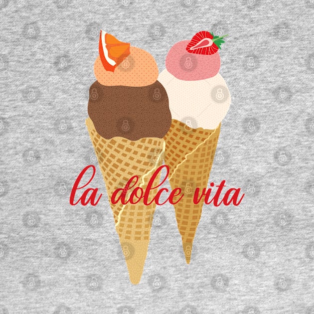 La Dolce Vita Gelato Cones by Lisa